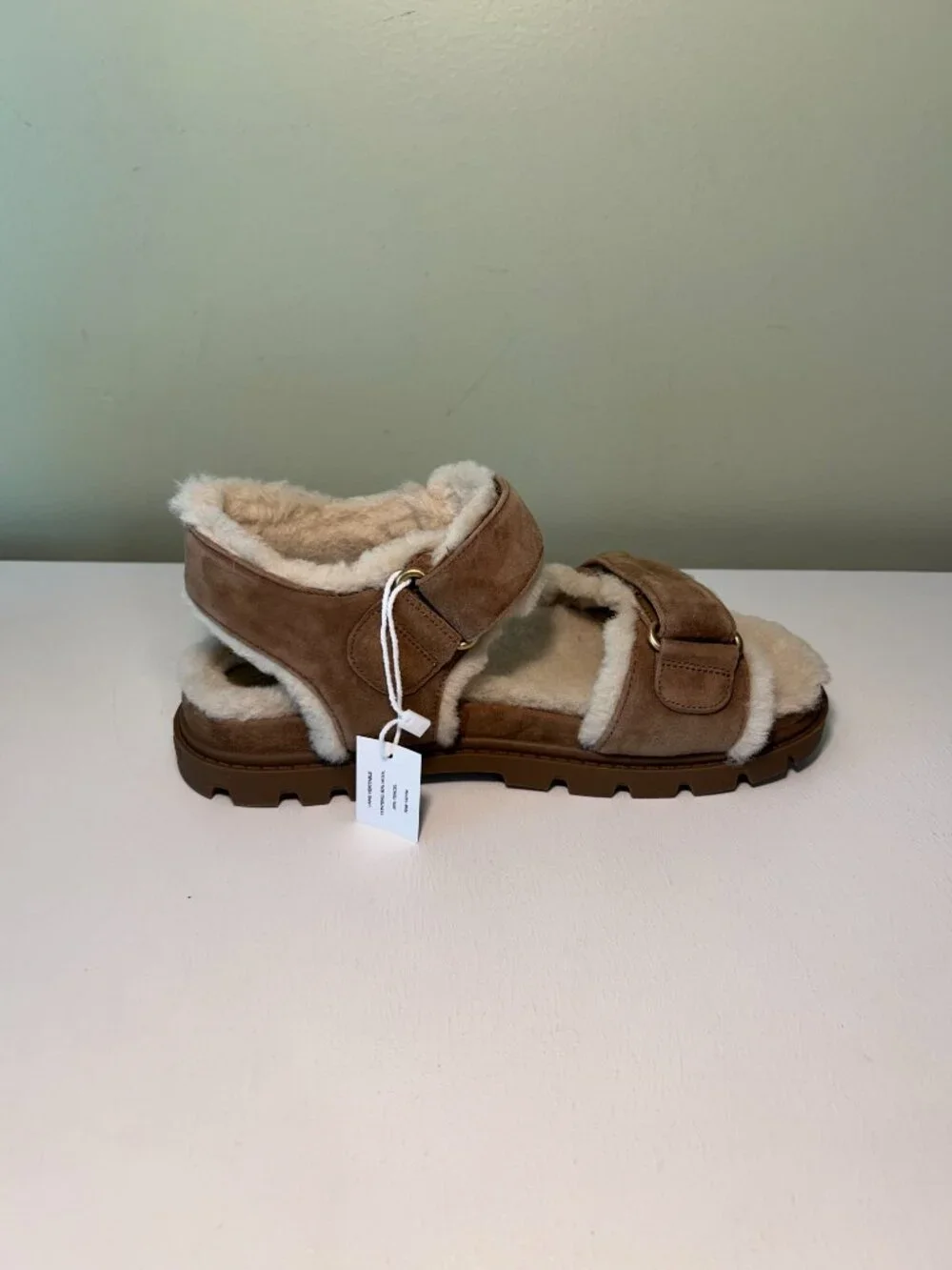 Coach Women's Brynn Shearling Sandal
